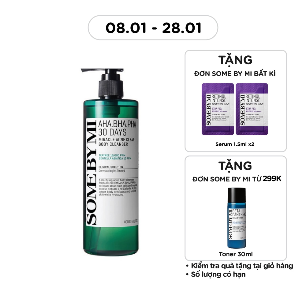 Body Cleanser AHA-BHA-PHA 30 Days Miracle Acne Clear 400g