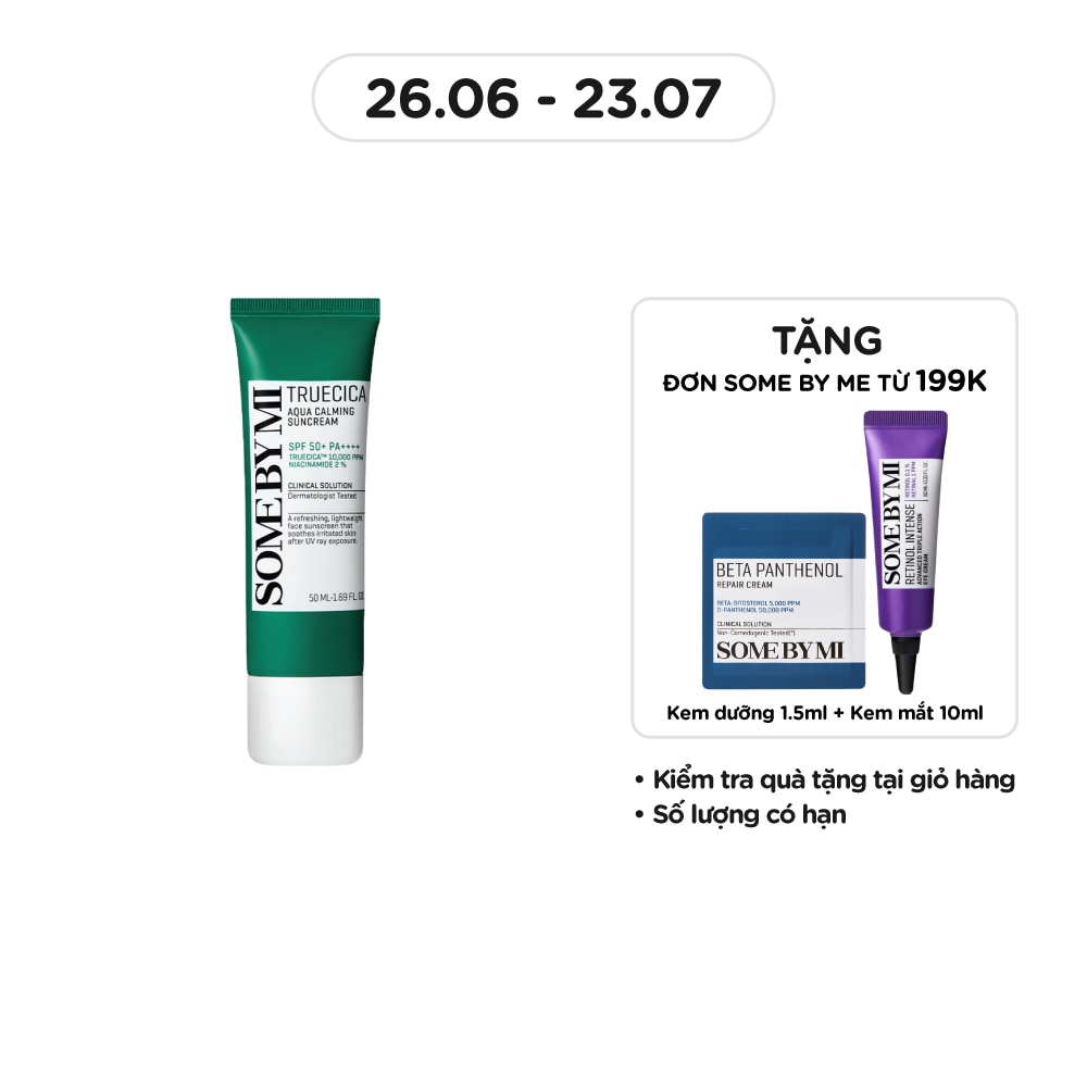 Some By Mi Suncream Truecica Aqua Calming SPF50+ PA++++ 50ml