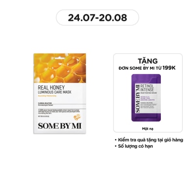 SOME BY MI Mặt Nạ Giấy Some By Mi Chiết Xuất Mật Ong Real Honey Luminous Care Mask 20g