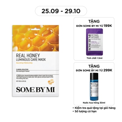 SOME BY MI Real Honey Luminous Care Mask 20g