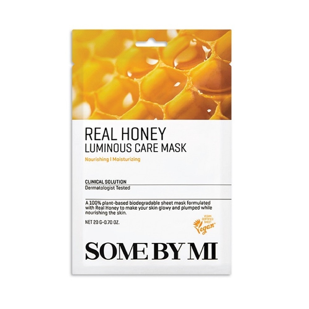 Mặt Nạ Giấy Some By Mi Chiết Xuất Mật Ong Real Honey Luminous Care Mask 20g