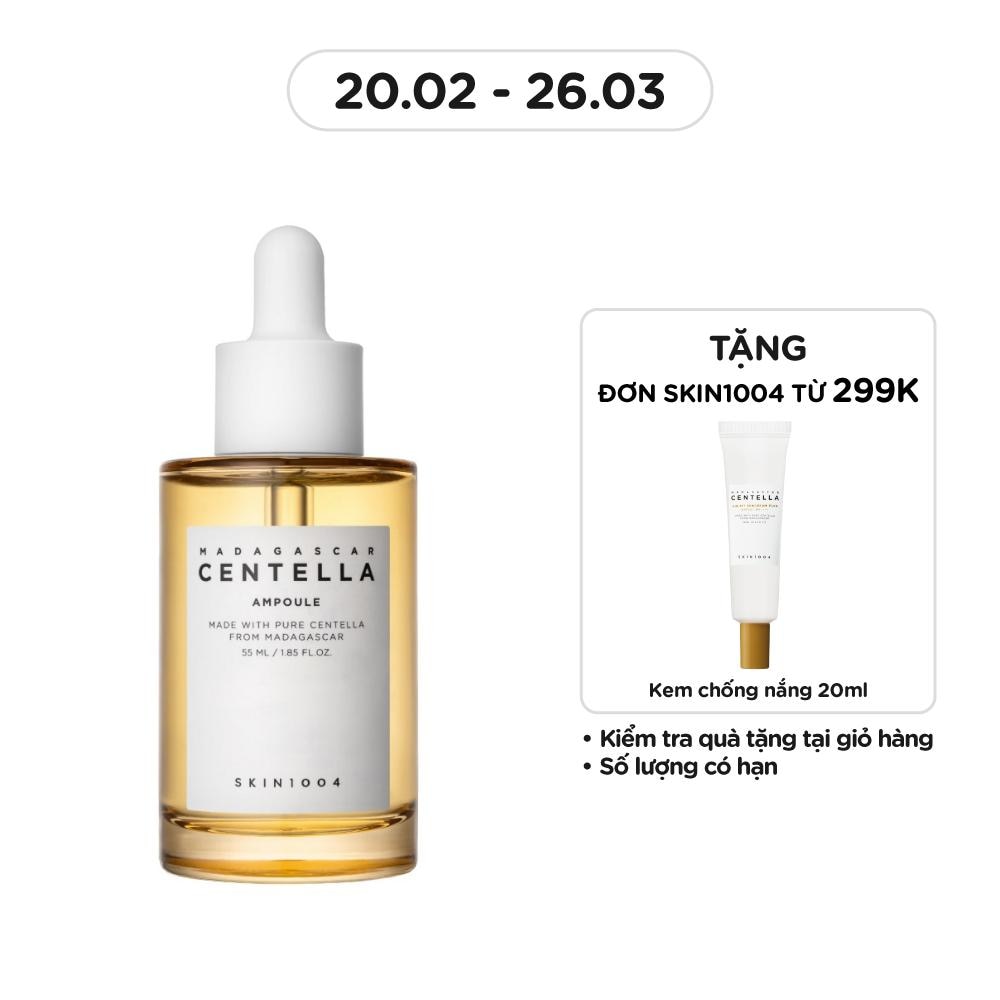 Tinh Chất Skin1004 Madagascar Centella Ampoule Giảm Mụn Và Làm Dịu Dành Cho Da Nhạy Cảm 55ml