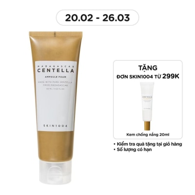 SKIN1004 Sữa Rửa Mặt Skin1004 Madagascar Centella Ampoule Foam Dưỡng Ẩm Và Làm Sạch Da 125ml