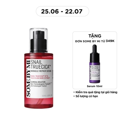 SOME BY MI - Tinh Chất Some By Mi Snail Truecica Miracle Repair Serum Phục Hồi Da Cải Thiện Vết Thâm Sẹo Lõm 50ml