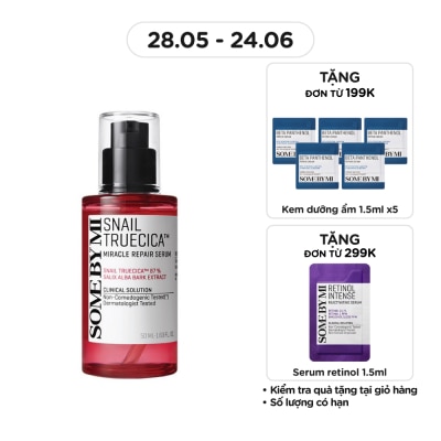SOME BY MI - Tinh Chất Some By Mi Snail Truecica Miracle Repair Serum Phục Hồi Da Cải Thiện Vết Thâm Sẹo Lõm 50ml
