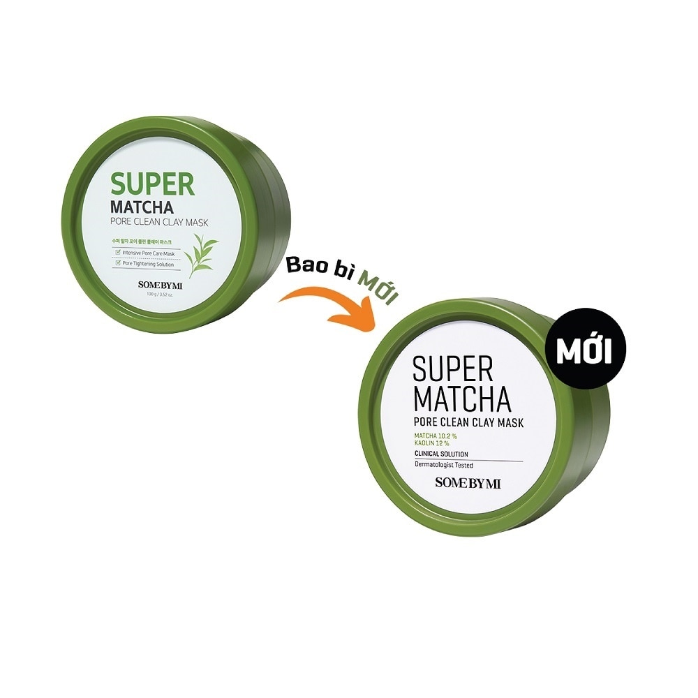 Mặt Nạ Some By Mi Super Matcha Pore Clean Clay Từ Đất Sét Cải Thiện Vấn Đề Của Da 100g