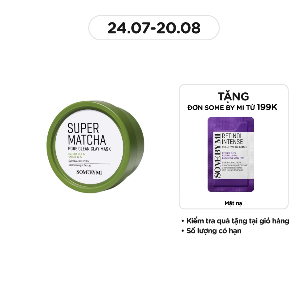 Some By Mi Clay Mask Super Matcha Pore Clean 100g