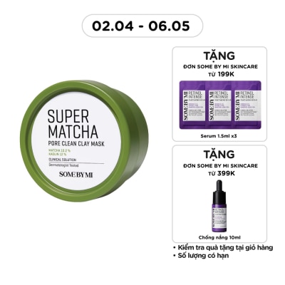 SOME BY MI - Some By Mi Clay Mask Super Matcha Pore Clean 100g