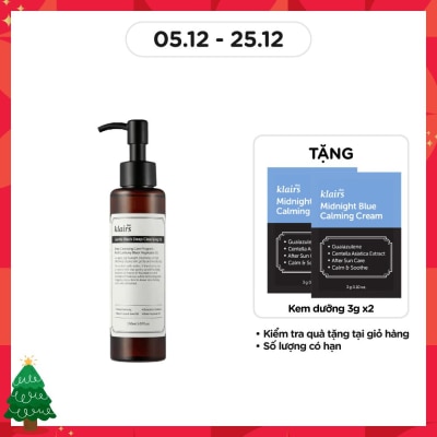 DEAR KLAIRS Dầu Tẩy Trang Dear Klairs Làm Sạch Và Dưỡng Ẩm Gentle Black Deep 150ml