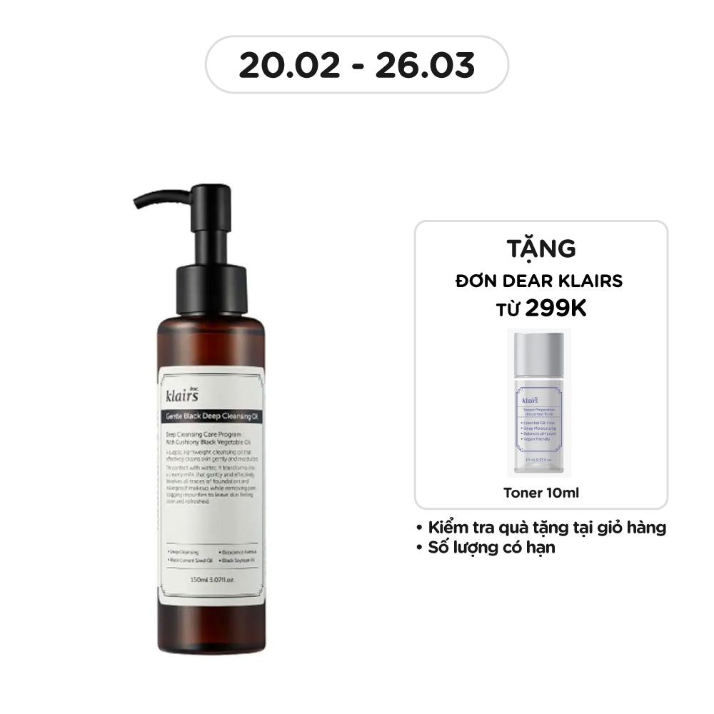 Gentle Black Deep Cleansing Oil 150ml