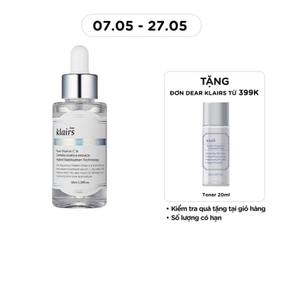 DEAR KLAIRS - Tinh Chất Dear Klairs Dưỡng Sáng Và Làm Đều Màu Da Freshly Juiced Vitamin Drop 35ml