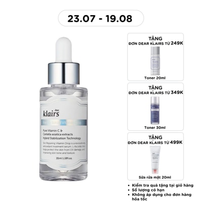 DEAR KLAIRS - Tinh Chất Dear Klairs Dưỡng Sáng Và Làm Đều Màu Da Freshly Juiced Vitamin Drop 35ml image