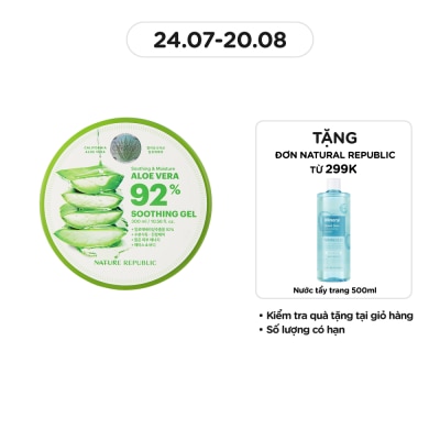NATURE REPUBLIC Soothing Gel Soothing & Moisture Aloe Vera 92% 300ml