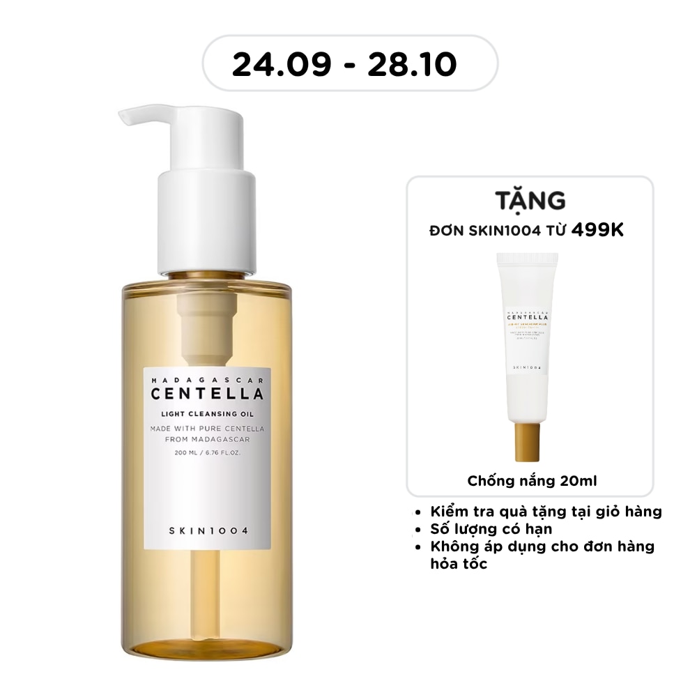 Dầu Tẩy Trang Skin1004 Madagascar Centella Cleansing Oil Làm Sạch Và Dưỡng Ẩm 200ml image