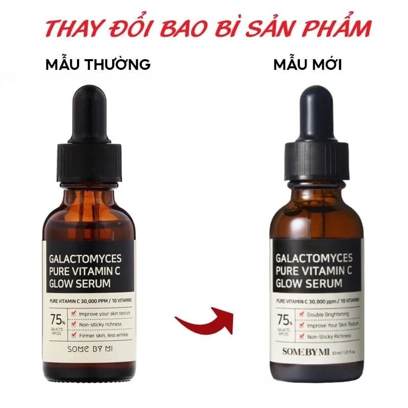 Tinh Chất Some By Mi Dưỡng Sáng Da Và Làm Đều Màu Da Galactomyces Pure Vitamin C Glow 30ml