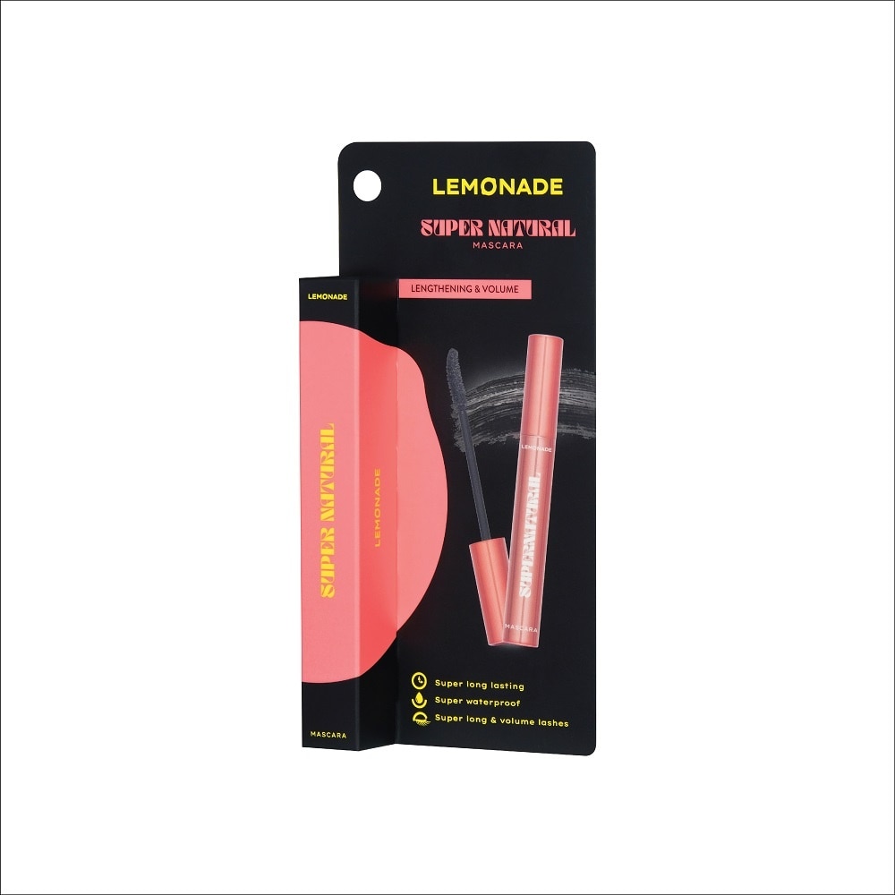 Chuốt Mi Lemonade Supernatural Mascara Cong Dày Lâu Trôi 7.5g .# Black