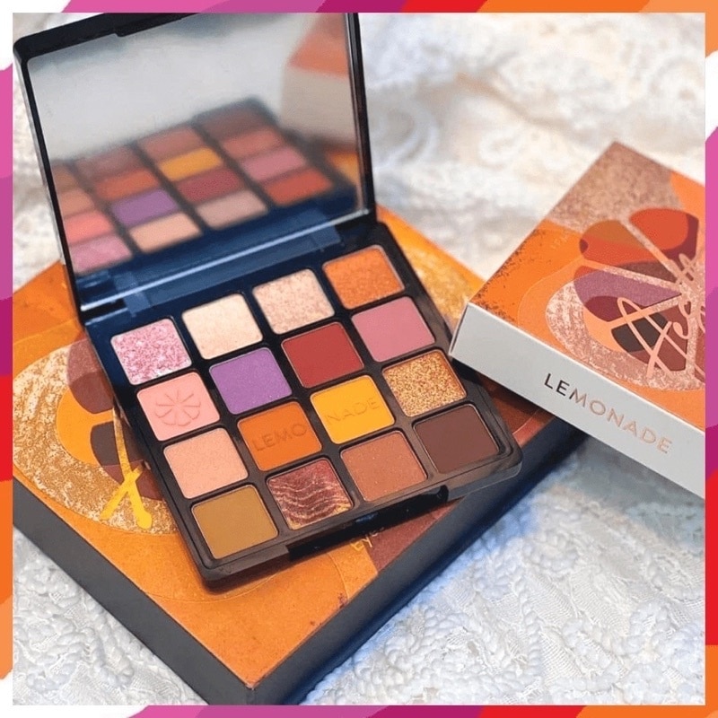 Bảng Phấn Mắt Lemonade Aesthetic 16 Colors Eyeshadow Pallette 20.8g