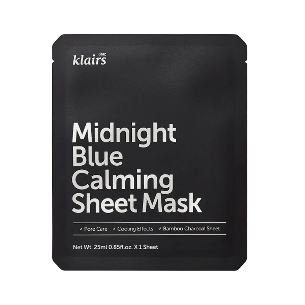 Mặt Nạ Dear Klairs Dưỡng Ẩm Và Phục Hồi Da Midnight Blue Calming Sheet Mask 25ml