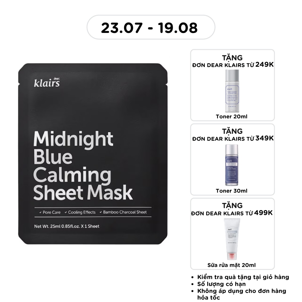 Midnight Blue Calming Sheet Mask 25ml image