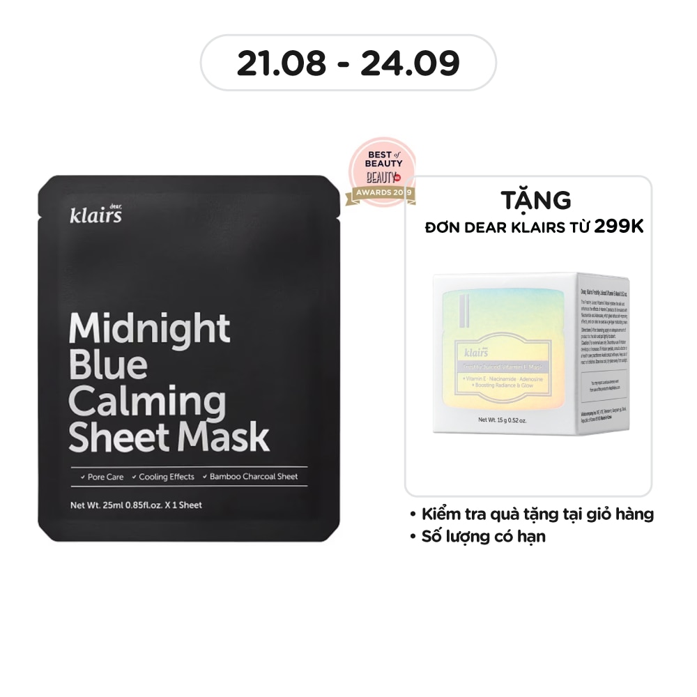 Midnight Blue Calming Sheet Mask 25ml