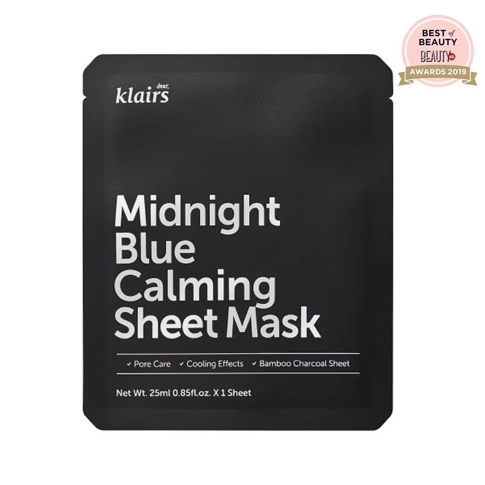 Mặt Nạ Dear Klairs Dưỡng Ẩm Và Phục Hồi Da Midnight Blue Calming Sheet Mask 25ml