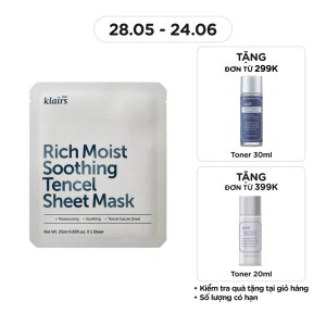 DEAR KLAIRS, Rich Moist Soothing Tencel Sheet Mask 25ml | Watsons