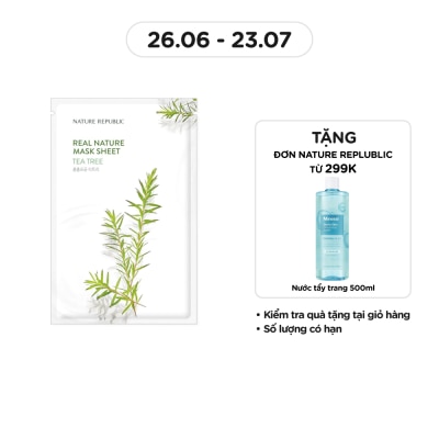 NATURE REPUBLIC Mask Real Nature Tea Tree 23ml