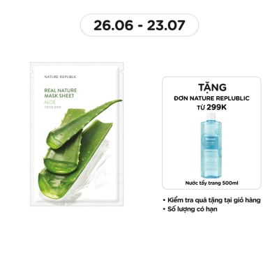 NATURE REPUBLIC Nature Republic Mask Real Nature Aloe 23ml