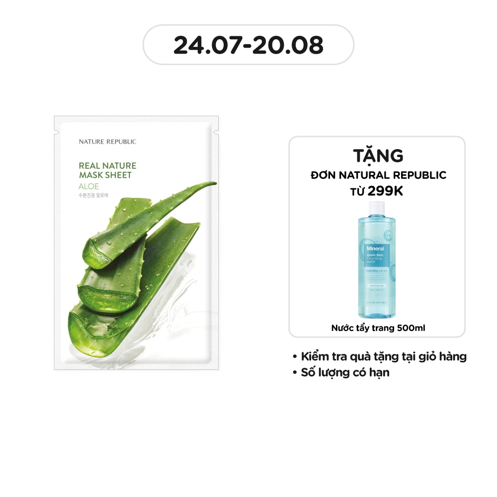 Nature Republic Mask Real Nature Aloe 23ml