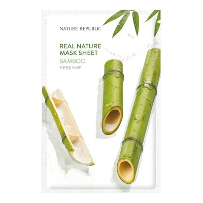 NATURE REPUBLIC Mặt Nạ Giấy Nature Republic Chiết Xuất Tre Tự Nhiên Real Nature Bamboo Mask 23ml