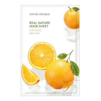 NATURE REPUBLIC Mặt Nạ Giấy Nature Republic Chiết Xuất Cam Tự Nhiên Real Nature Orange Mask 23ml