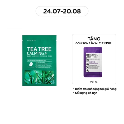 SOME BY MI Mặt Nạ Some By Mi Giảm Mụn Tea Tree Calming Sheet Mask 25g