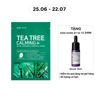 SOME BY MI - Mặt Nạ Some By Mi Giảm Mụn Tea Tree Calming Sheet Mask 25g