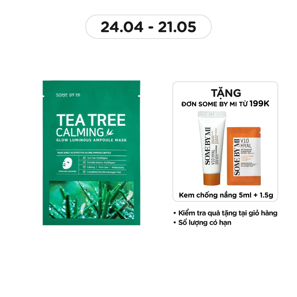 Mặt Nạ Some By Mi Giảm Mụn Tea Tree Calming Sheet Mask 25g