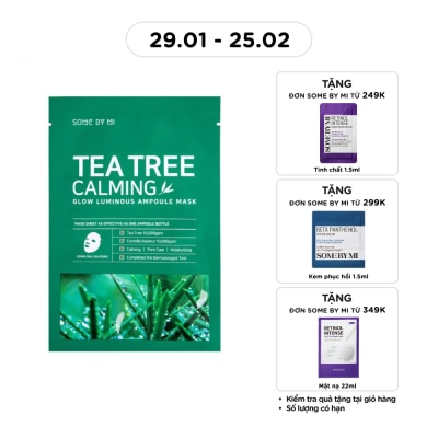 SOME BY MI Mặt Nạ Some By Mi Giảm Mụn Tea Tree Calming Sheet Mask 25g