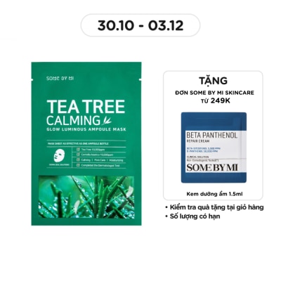 SOME BY MI Mặt Nạ Some By Mi Giảm Mụn Tea Tree Calming Sheet Mask 25g