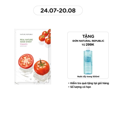 NATURE REPUBLIC Mặt Nạ Giấy Nature Republic Chiết Xuất Cà Chua Tự Nhiên Real Nature Tomato Mask 23ml