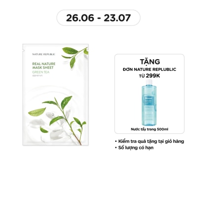 NATURE REPUBLIC Mask Real Nature Green Tea 23ml