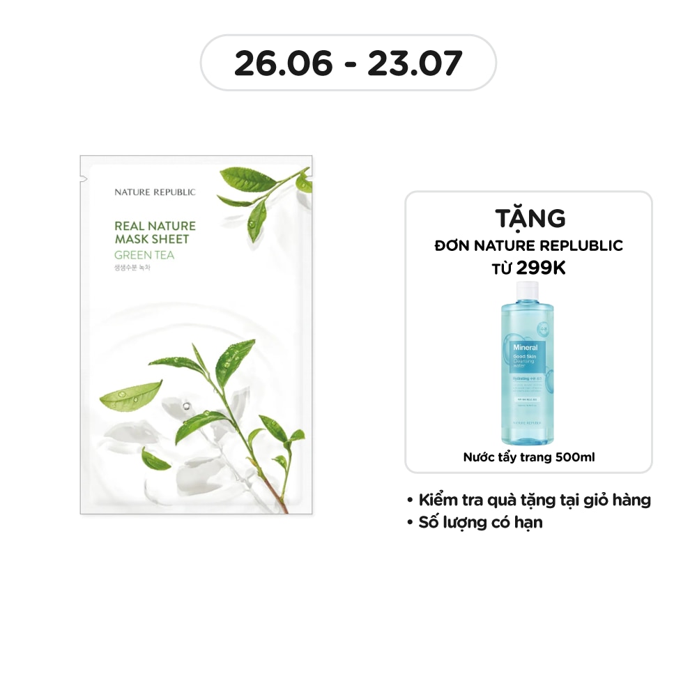Mask Real Nature Green Tea 23ml