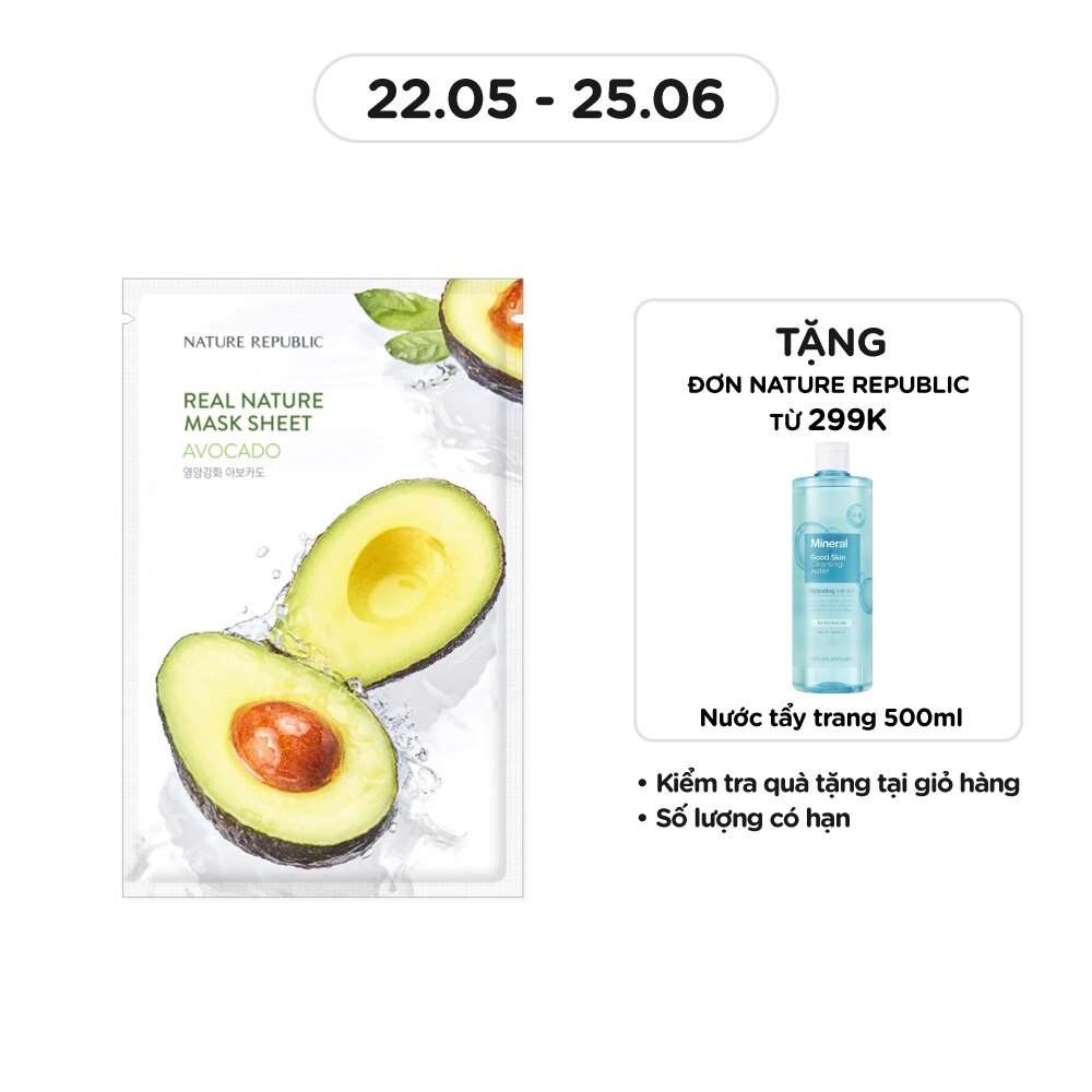 Nature Republic Mask Real Nature Avocado 23ml