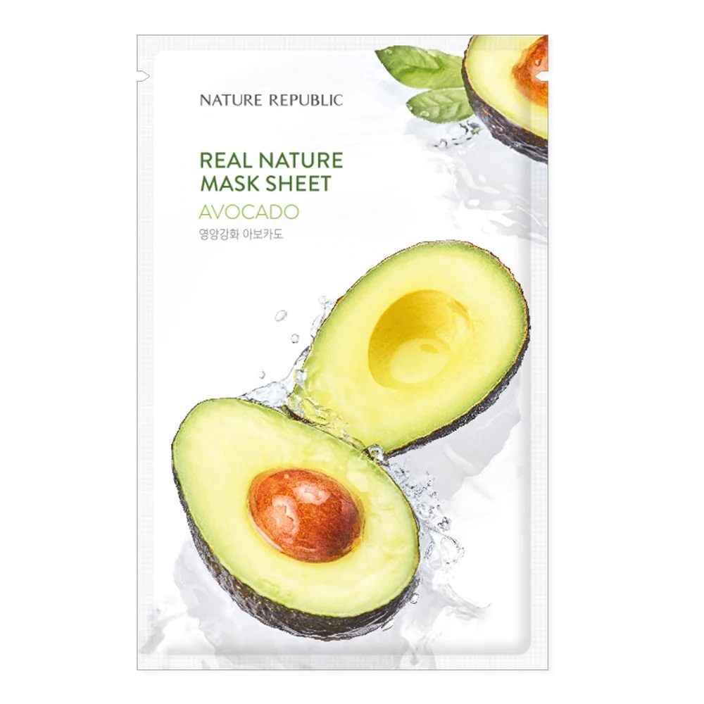 Mặt Nạ Giấy Nature Republic Chiết Xuất Bơ Tự Nhiên Real Nature Avocado Mask 23ml