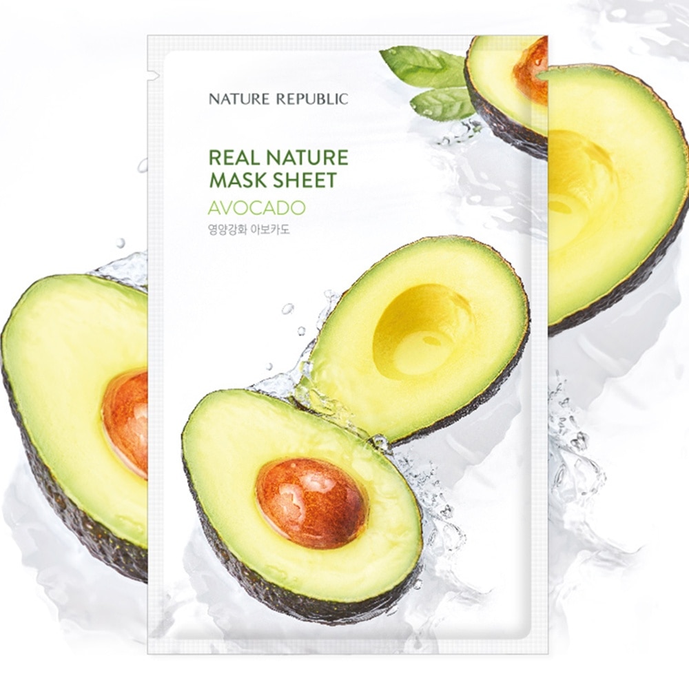 Mặt Nạ Giấy Nature Republic Chiết Xuất Bơ Tự Nhiên Real Nature Avocado Mask 23ml