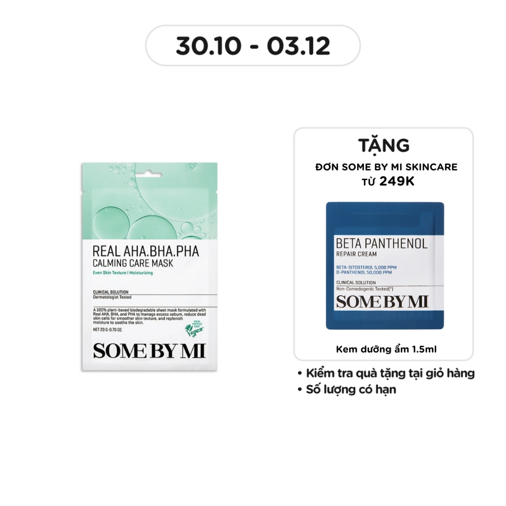 Real AHA-BHA-PHA Calming Care Mask 20g