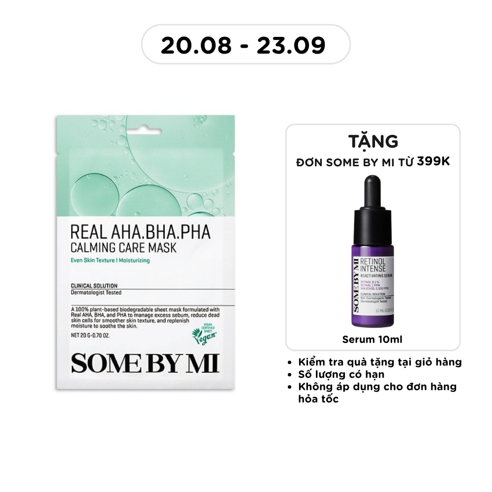 Real AHA-BHA-PHA Calming Care Mask 20g image