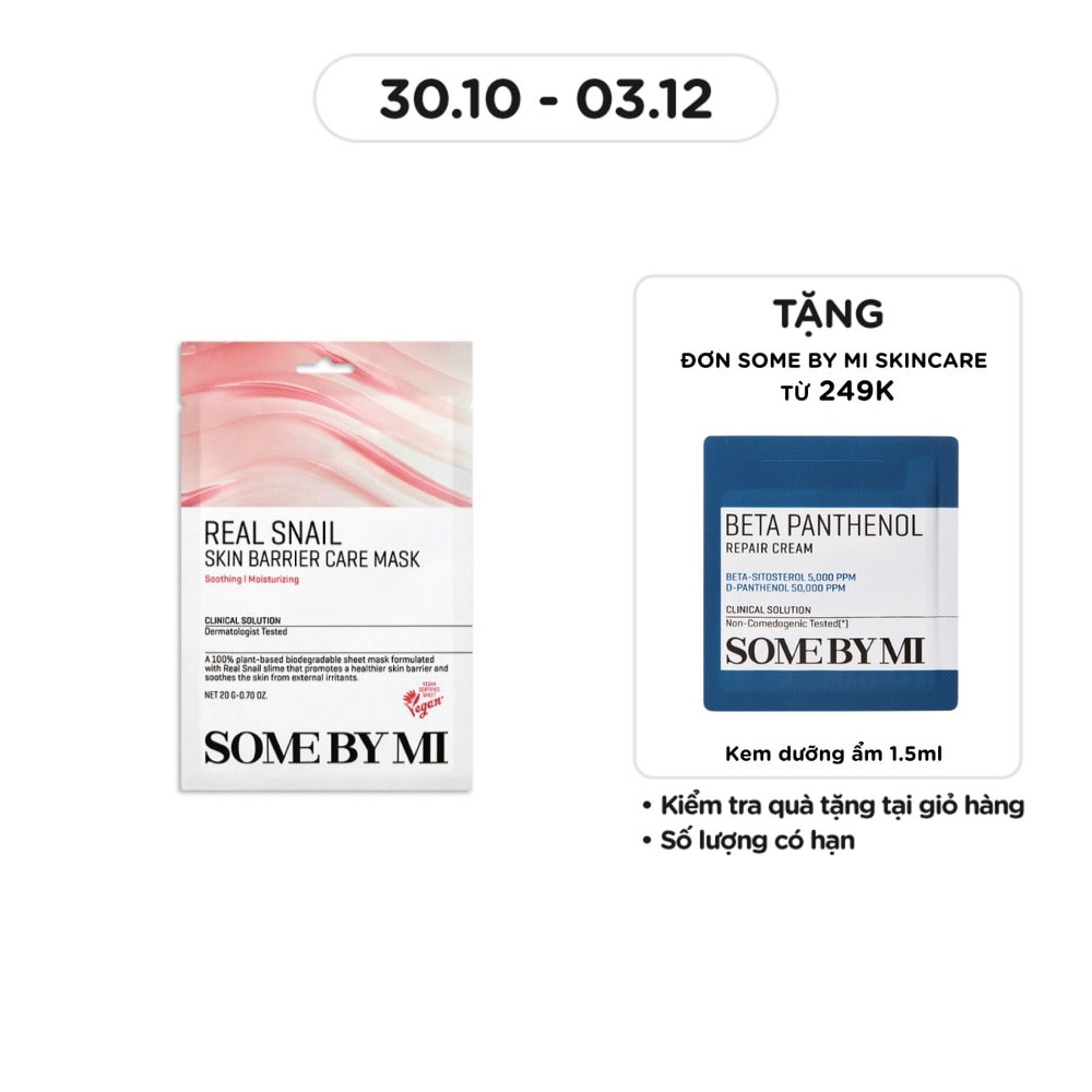 Real Snail Skin Barrier Care Mask 20g