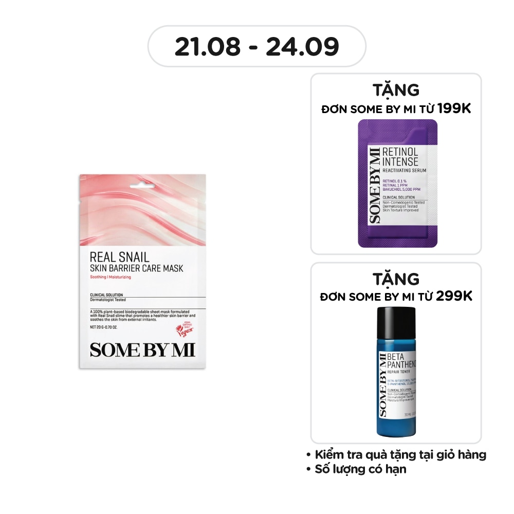 Real Snail Skin Barrier Care Mask 20g