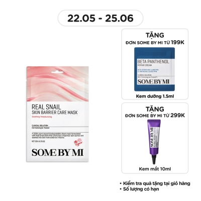 SOME BY MI Mặt Nạ Giấy Some By Mi Bảo Vệ Da Real Snail Skin Barrier Care Mask 20g