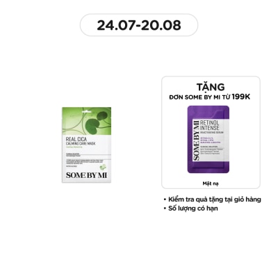 SOME BY MI Mặt Nạ Giấy Some By Mi Chiết Xuất Rau Má Real Cica Calming Care Mask 20g