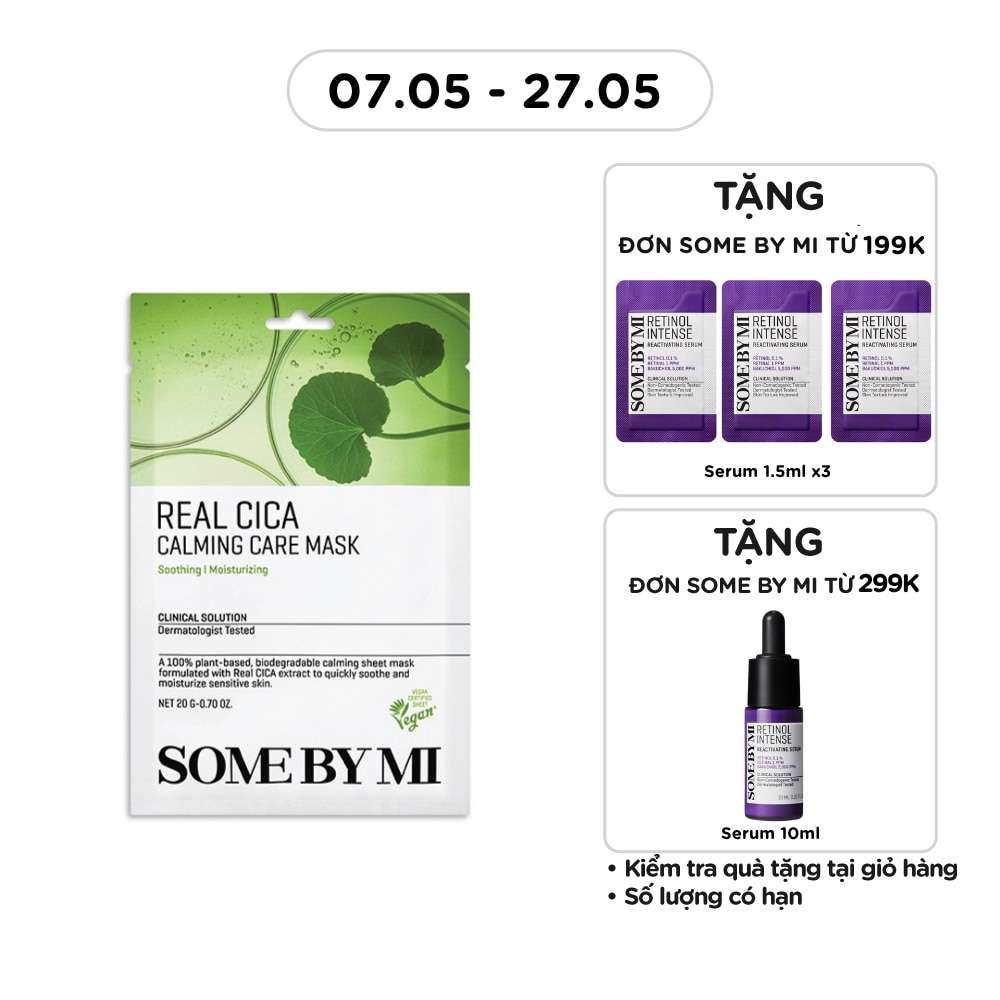 Real Cica Calming Care Mask 20g