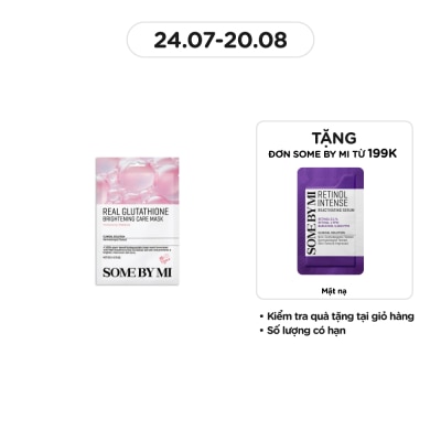 SOME BY MI Mặt Nạ Giấy Some By Mi Real Cải Thiện Sắc Tố Da Glutathione Brightening Care Mask 20g